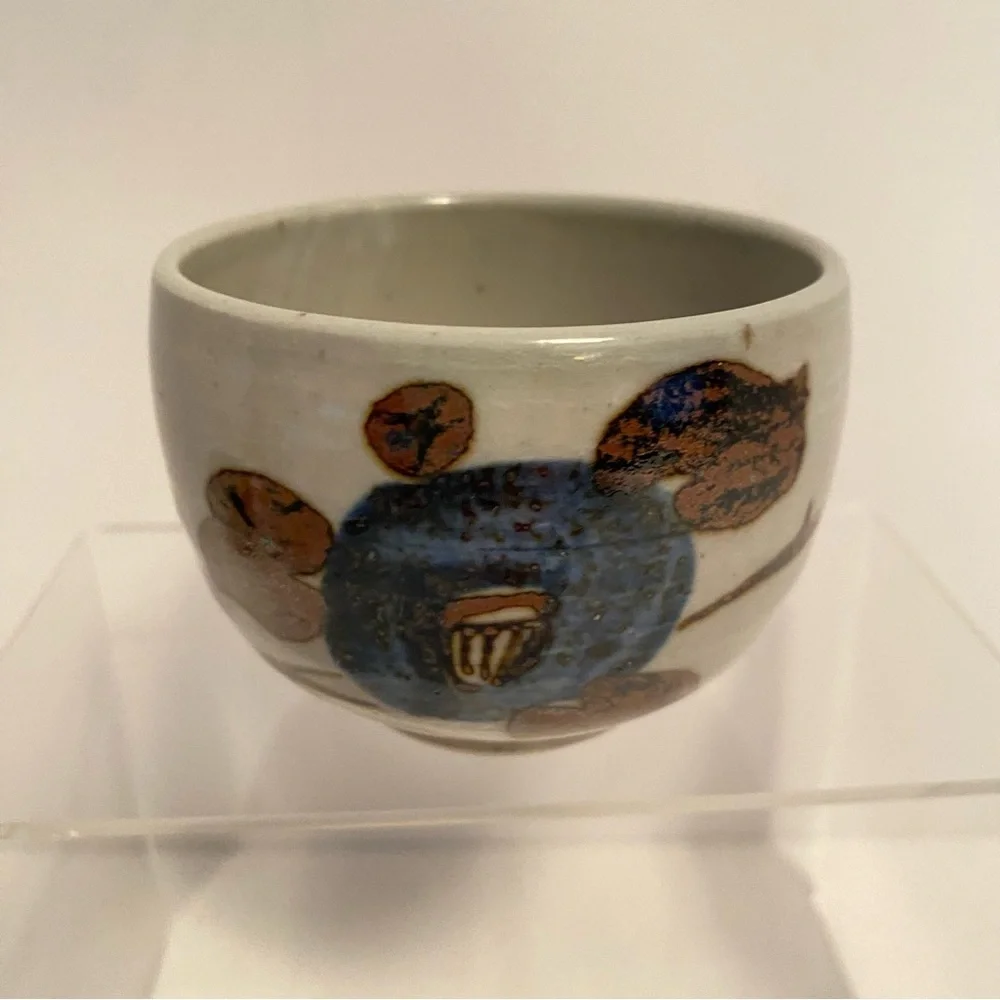 Asahi Japanese Stoneware Tea Cups Set Of 4